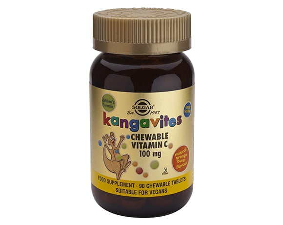 Solgar - Kangavites Vit C Zesty Orange 90s