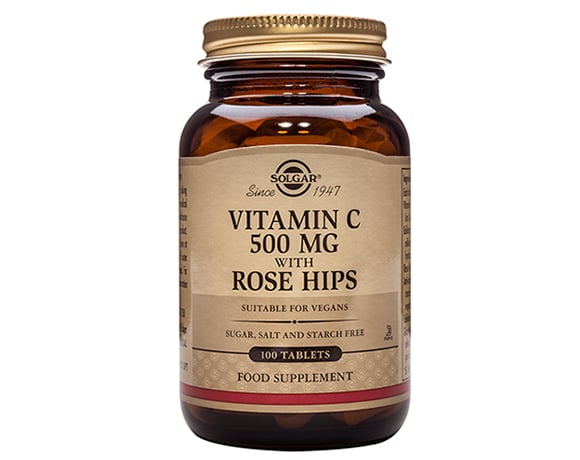 Solgar - Vit C 500mg+Rose Hip 100s