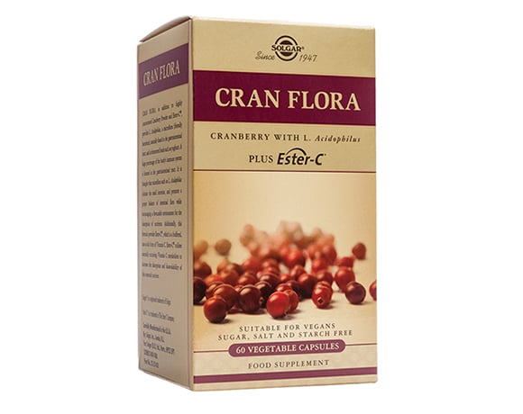 Solgar - Cran Flora with Probiotics plus Ester C 60s