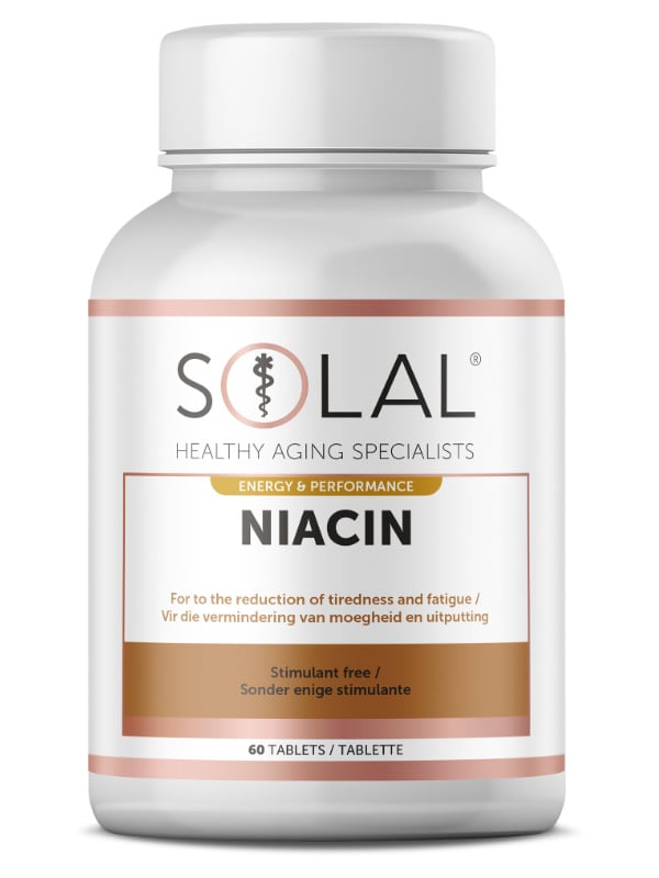 Solal - Niacin Nicotinic Acid (Vit B3) 35mg 60s