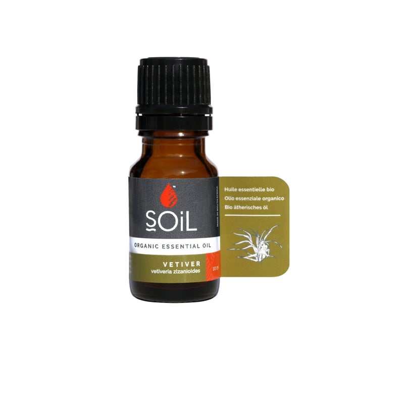 Soil - Organic Essential Oil Vetiver 10ml – Wellness Warehouse
