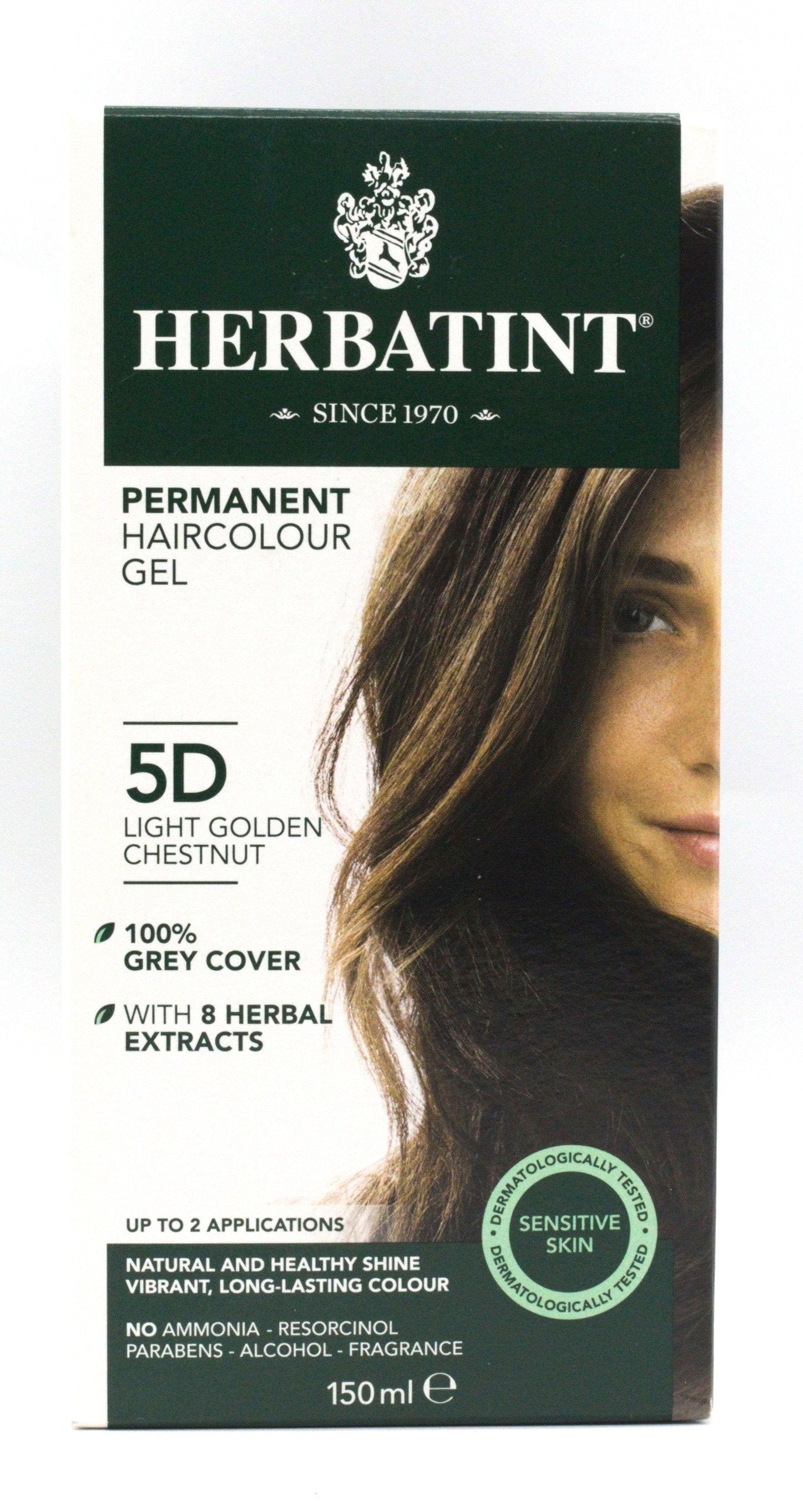 Herbatint - Hair Colour Light Golden Chestnut 5D 150ml