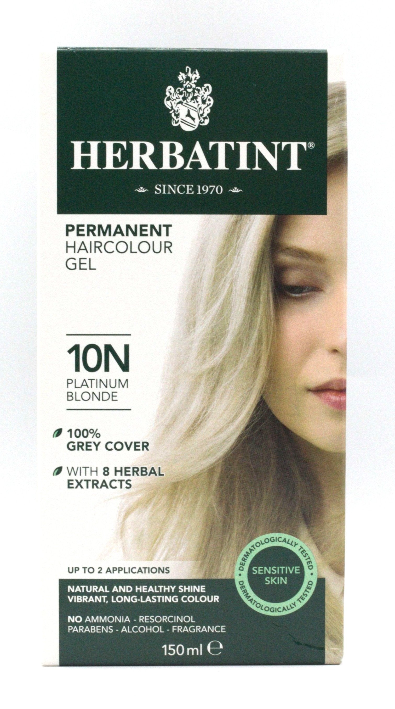 Herbatint - Hair Colour Platinum Blonde 10N 150ml