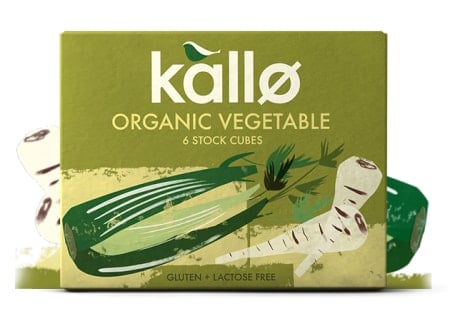 Kallo - Stock Cubes Vegetable Organic Gluten Free 66g