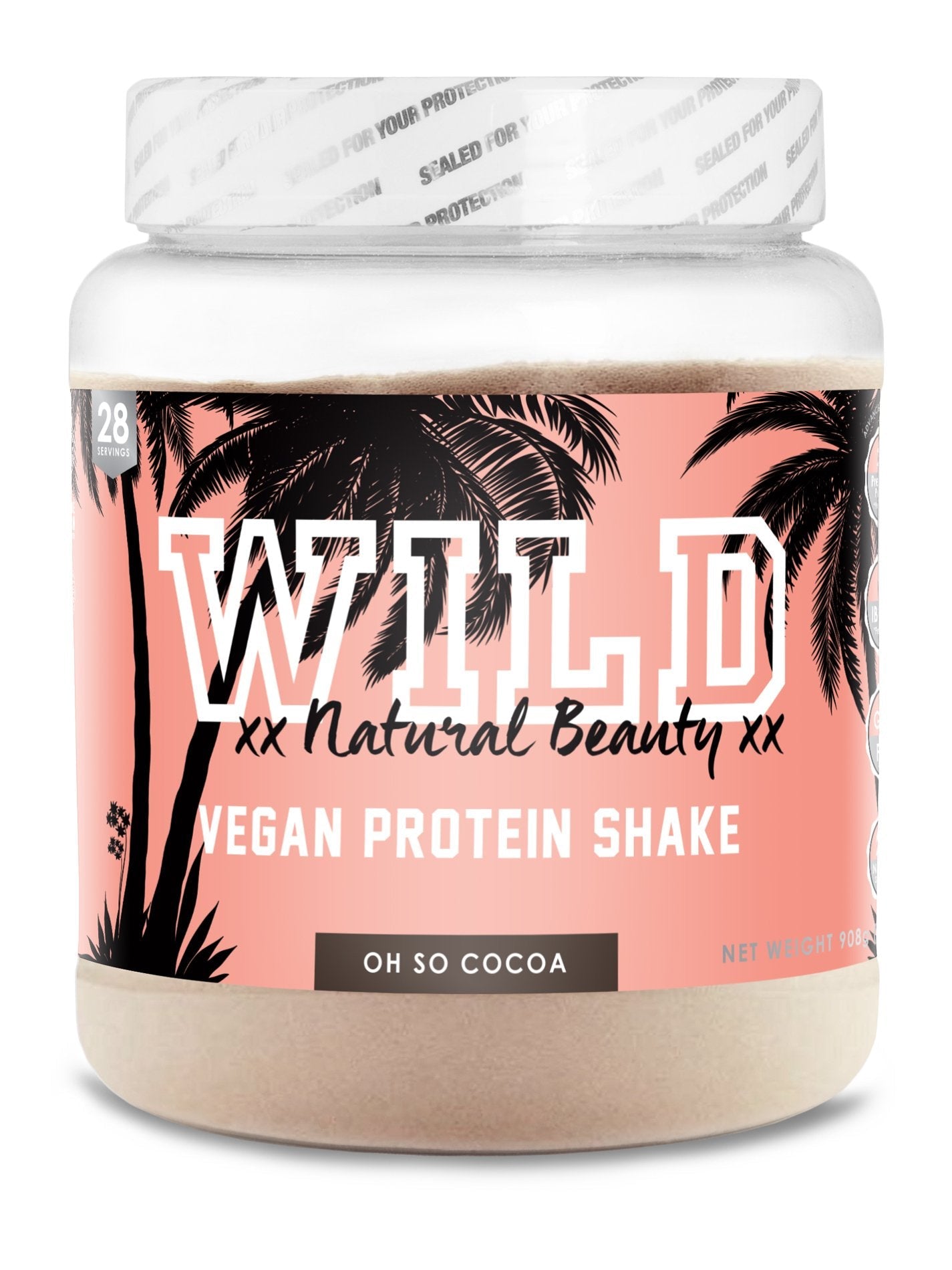 Wild - Natural Beauty Vegan Protein Oh So Cocoa 908g