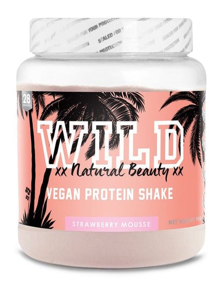 Wild - Natural Beauty Vegan Protein Strawberry 908g
