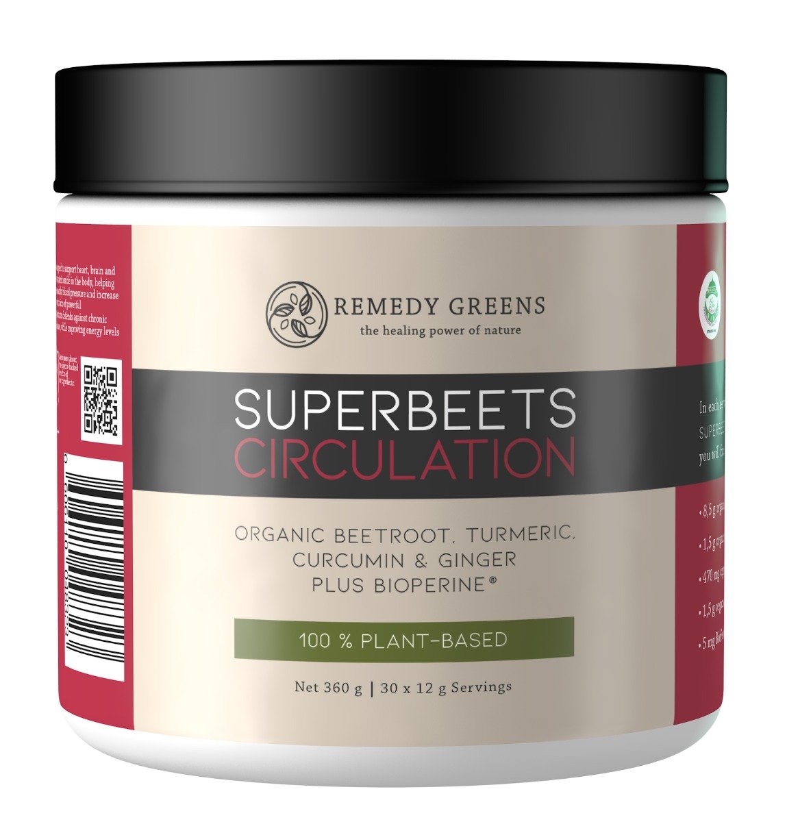 Remedy Greens - Superbeets Circulation 360g