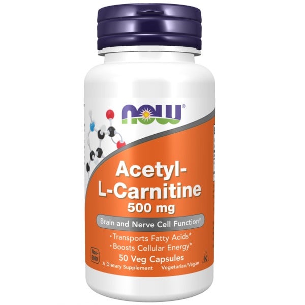 NOW - Acetyl L-Carnitine 500mg 50s