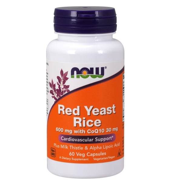 NOW - Red Yeast Rice 600mg CoQ10 60s