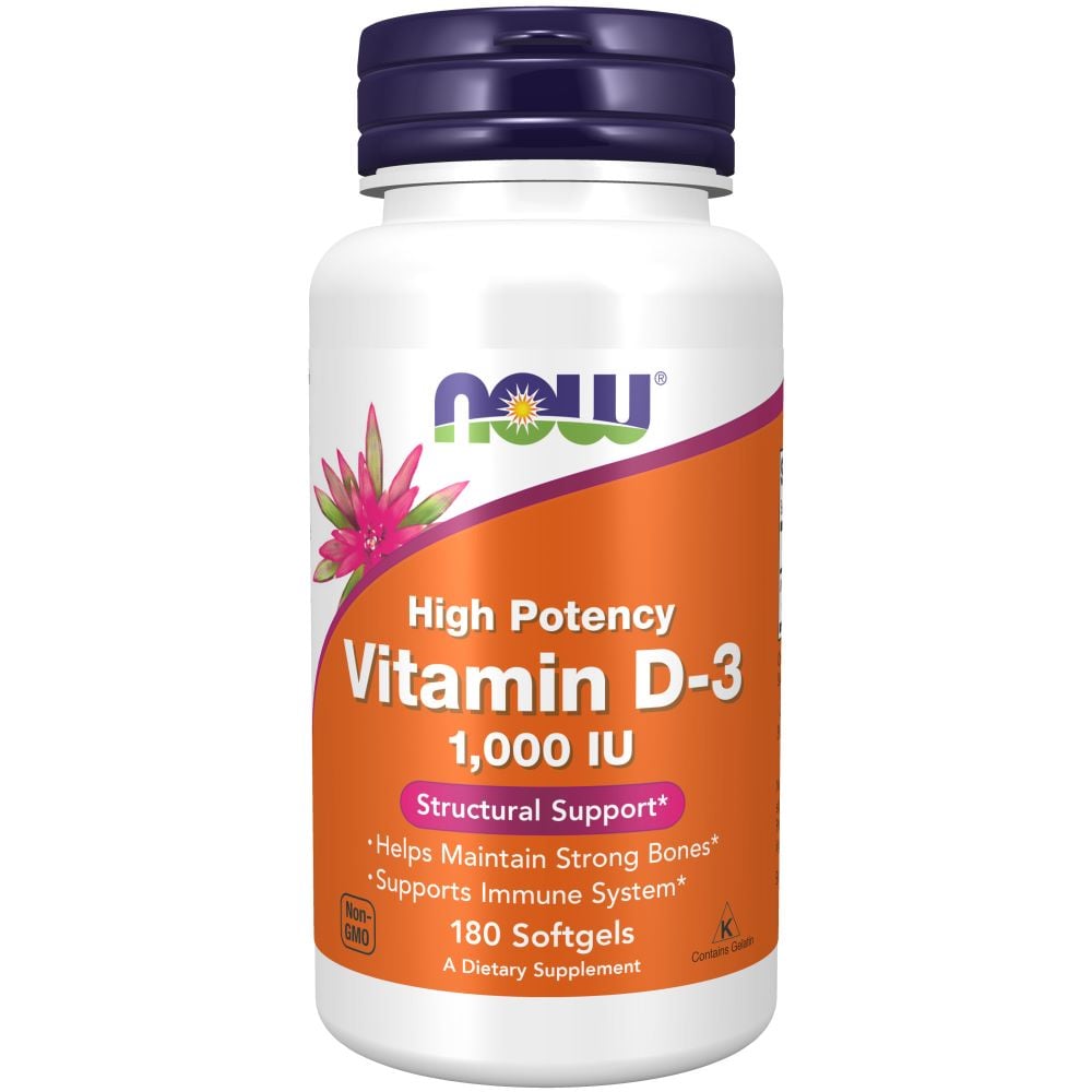 NOW - Vitamin D3 1000iu 180s