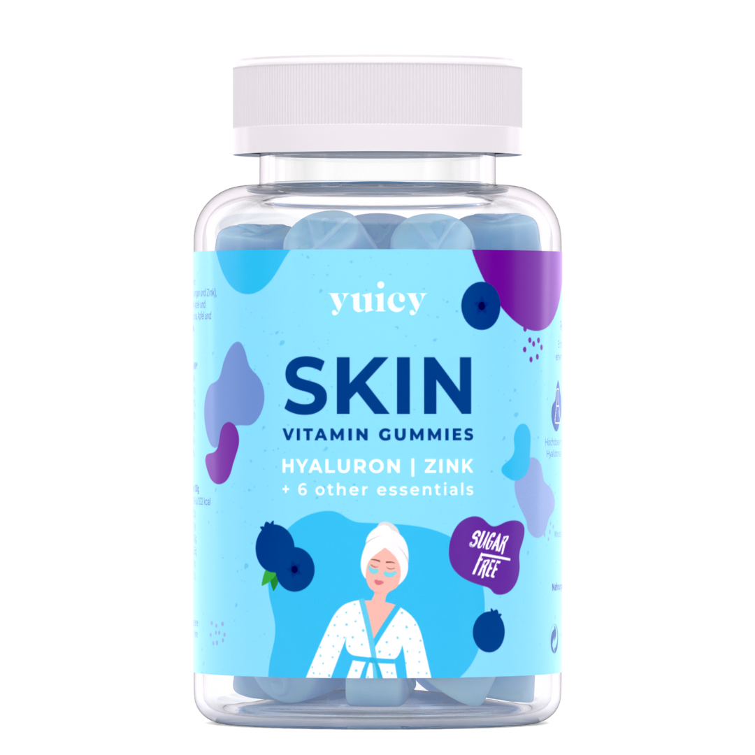 yuicy - Skin Glow Hyaluronic Acid/Zinc Gummies 60s