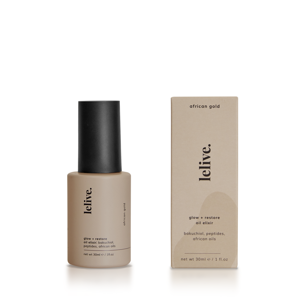 lelive - African Gold Elixir Peptide Bakuchiol 30ml