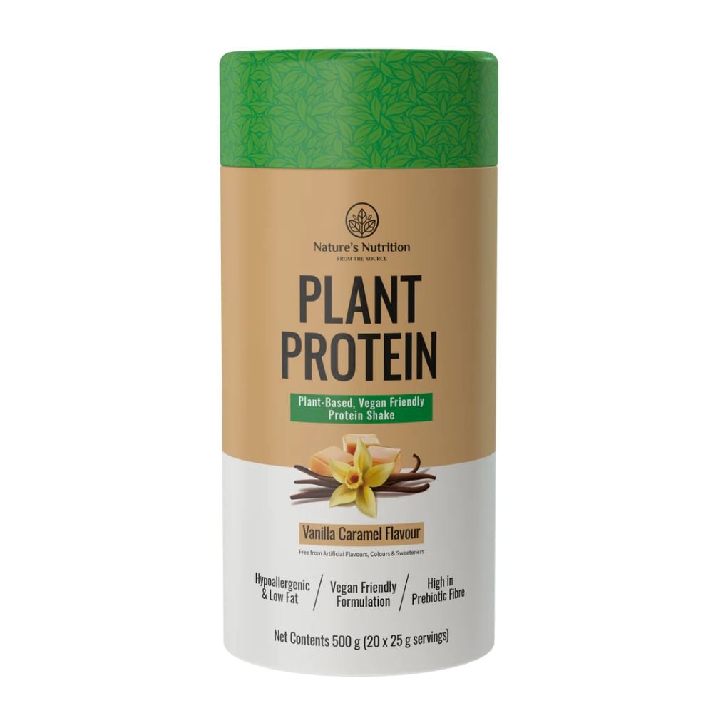 Nature's Nutrition - Plant Protein Vanilla Caramel 500g