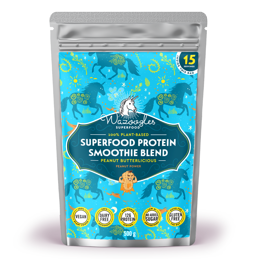 Wazoogles - Superfood Protein Blend Peanut Butterlicious 500g