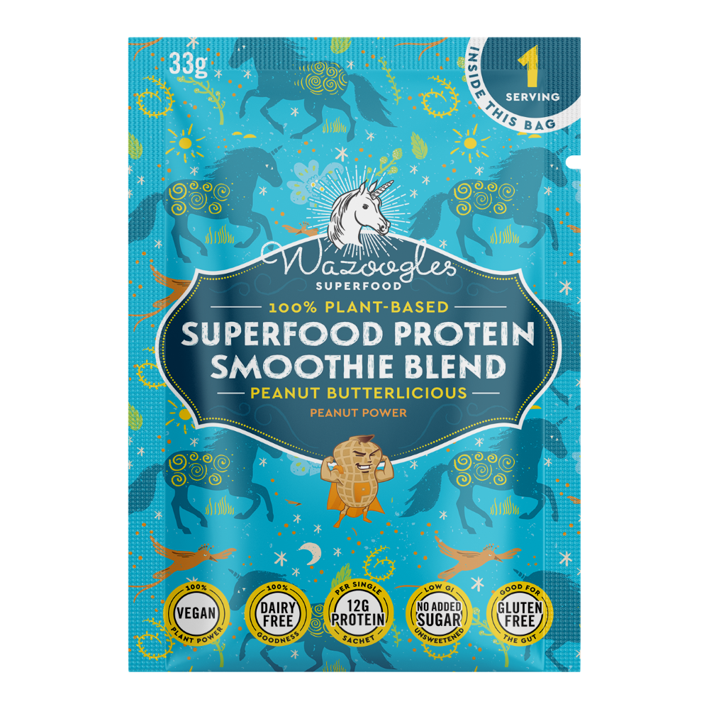 Wazoogles - Superfood Protein Blend Peanut Butterlicious 33g