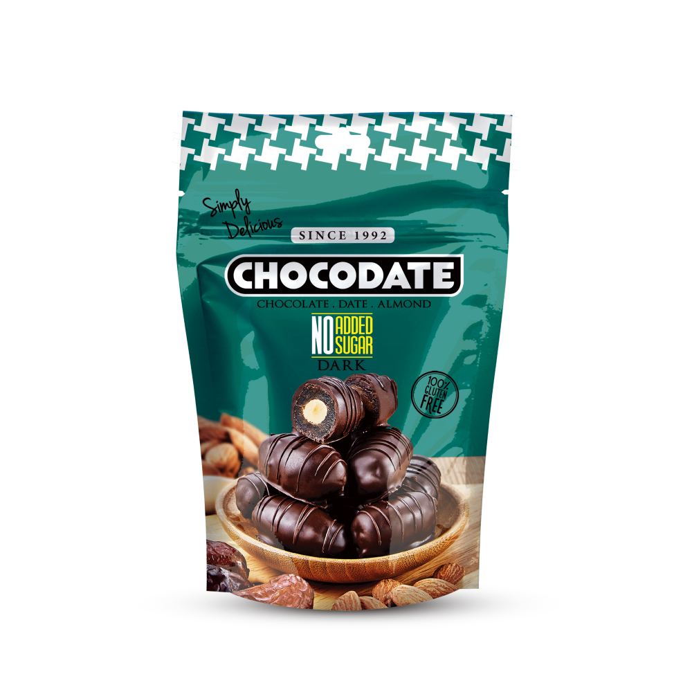 Chocodate - Date Dark Chocolate Covered No Sugar Added 70g