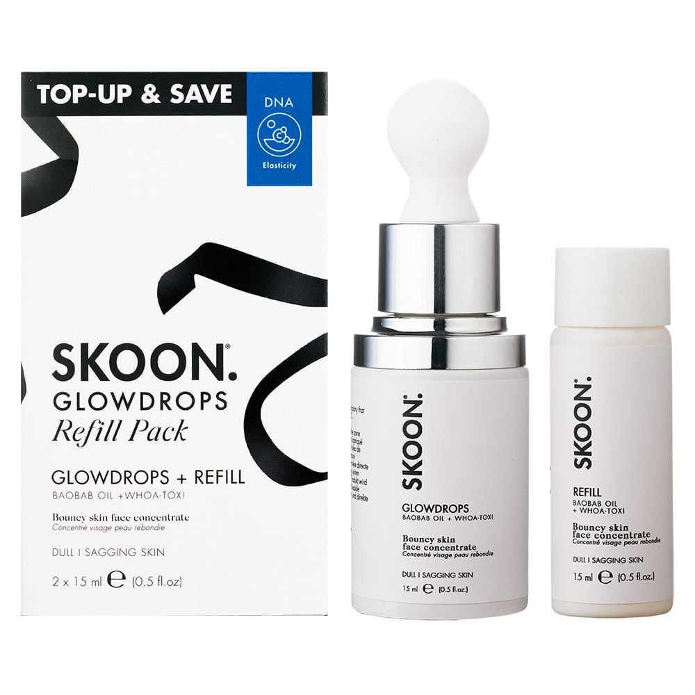 Skoon - GLOWDROPS Bouncy Face Concentrate 15ml+15ml Refill