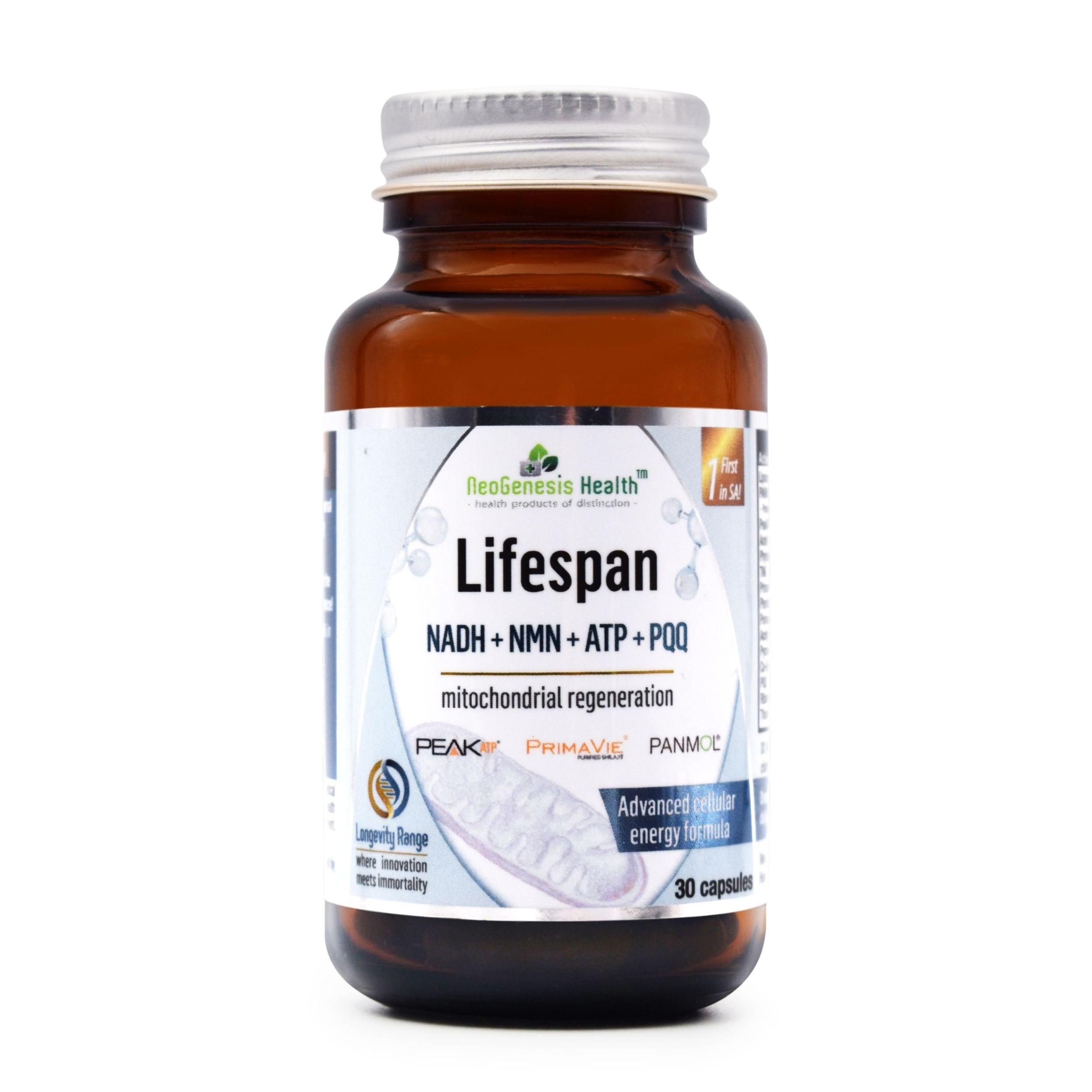 NeoGenesis - Lifespan NMN + NAD + ATP + PQQ 30s