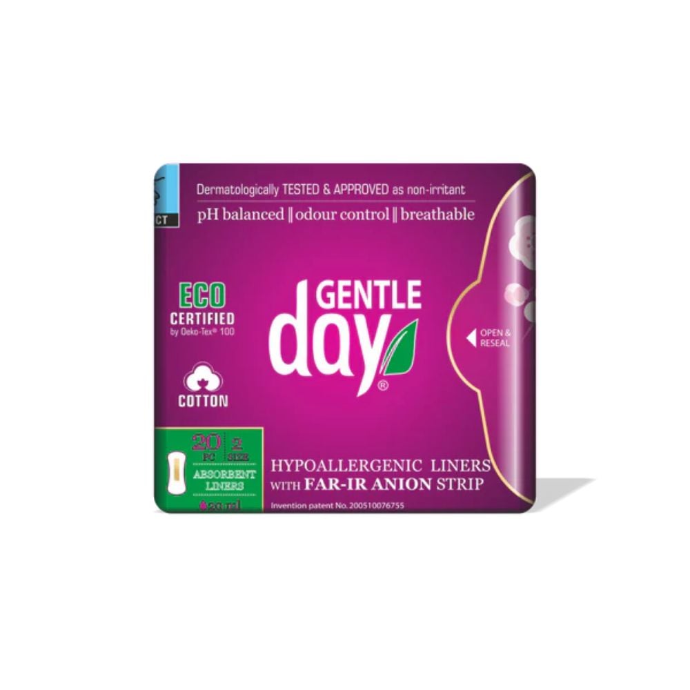 Gentle Day - Organic Cotton Absorbent Liners 20s – Wellness