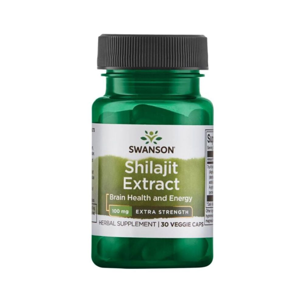 Swanson - Shilajit Extract Extra Strength 100mg 30s