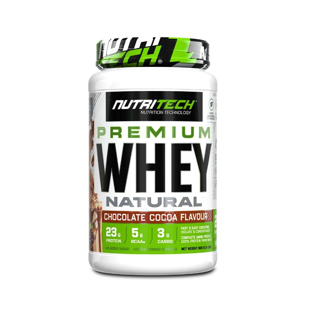 Nutritech - Premium Whey Natural Protein Chocolate 908g