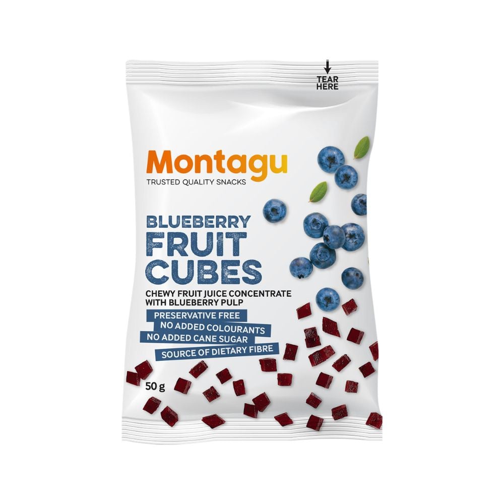 Montagu - Fruit Cubes Blueberry 50g