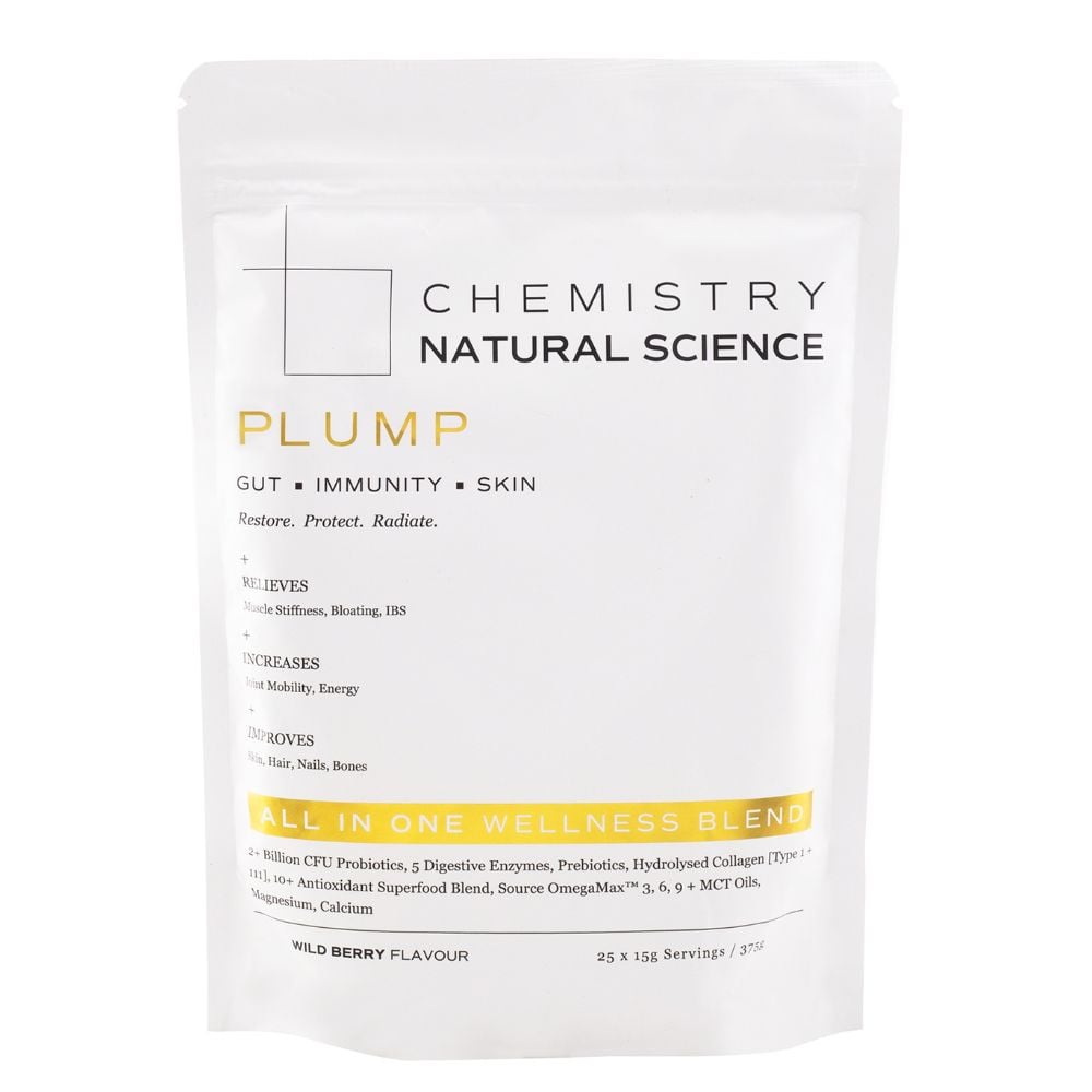 Chemistry Natural Science - Plump Gut Immunity Skin Wellness Blend 375g