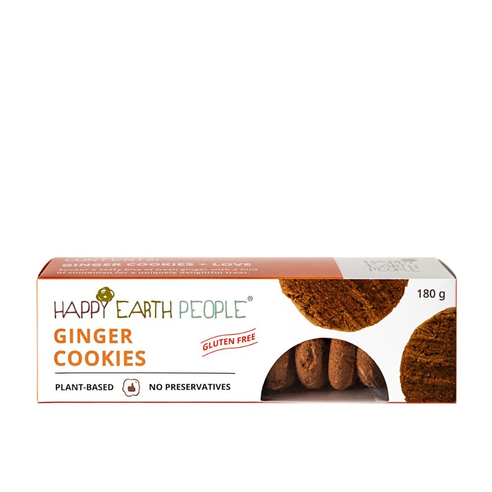 Happy Earth People - Cookies Ginger 180g