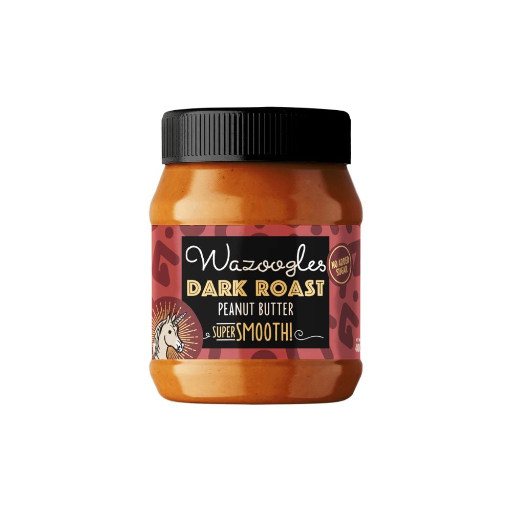 Wazoogles - Peanut Butter Dark Roast Smooth 400g