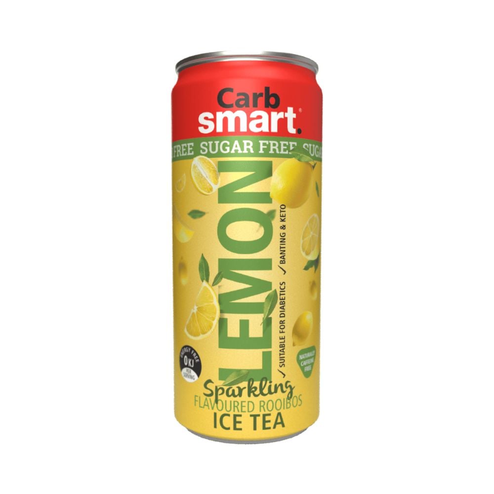 Carbsmart - Sparkling Rooibos Ice Tea Lemon 300ml