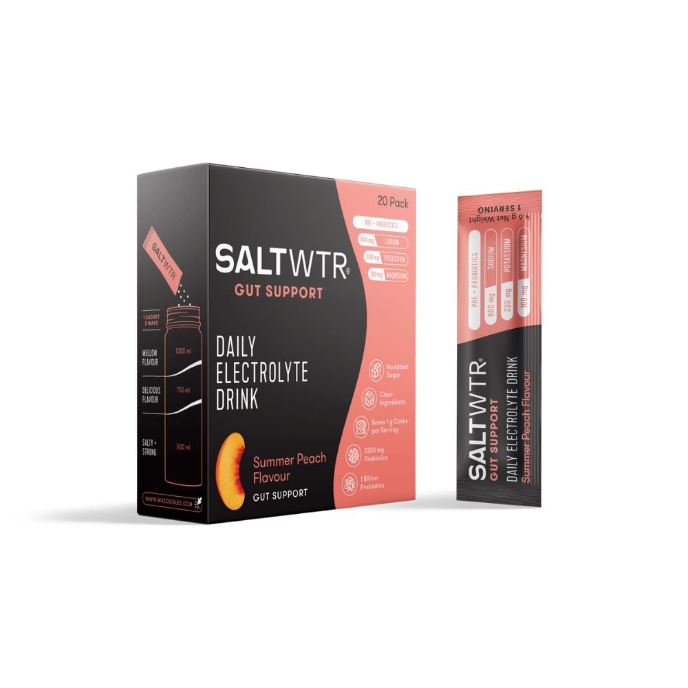 SALTWTR - Electrolytes Summer Peach Gut Support  Hydration 20s