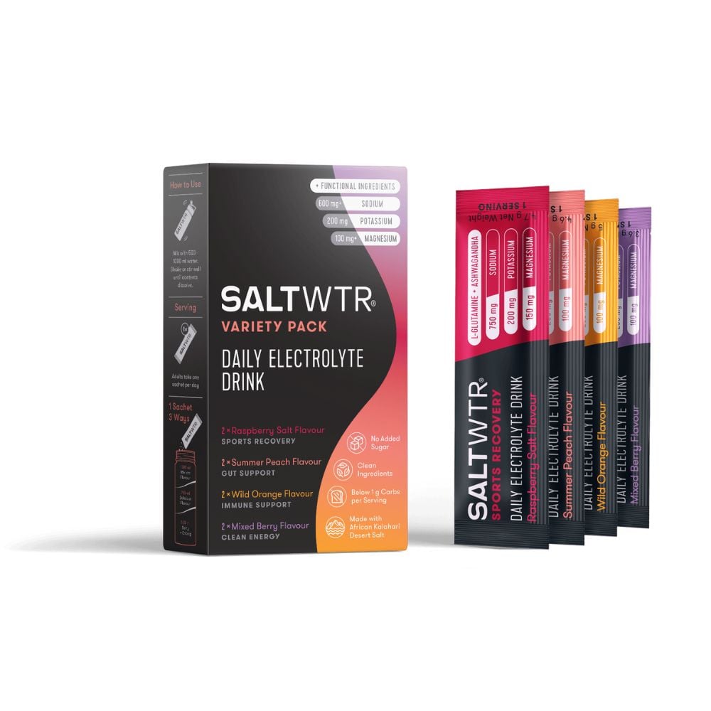 SALTWTR - Electrolytes Variety Pack Clean Hydration 8s