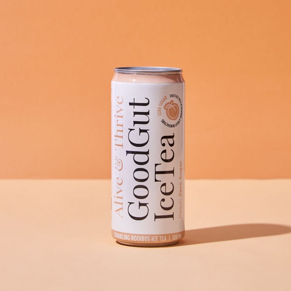 Good Gut - Probiotic Sparkling Ice Tea Peach Zero Sugar 300ml