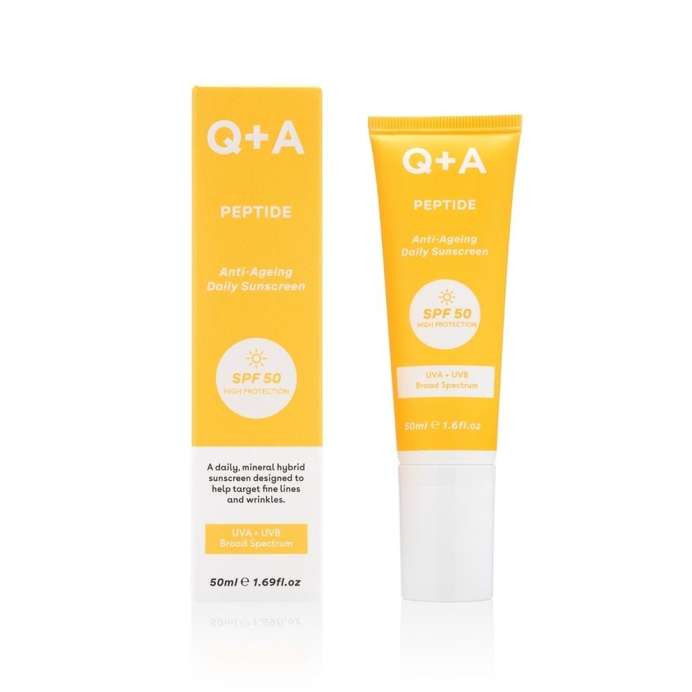 Q & A - Peptide SPF50 Anti-Ageing Facial Sunscreen 50ml