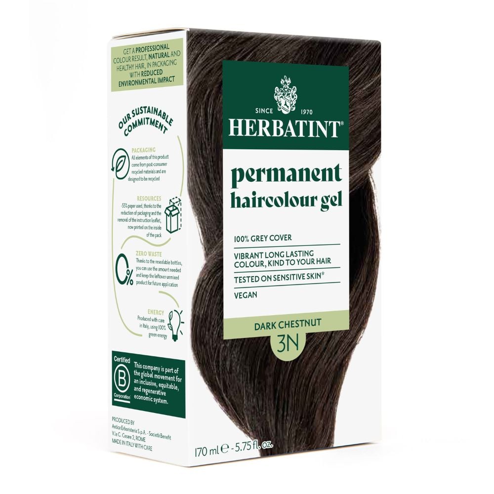 Herbatint - Hair Colour Dark Chenstnut 3N 170ml