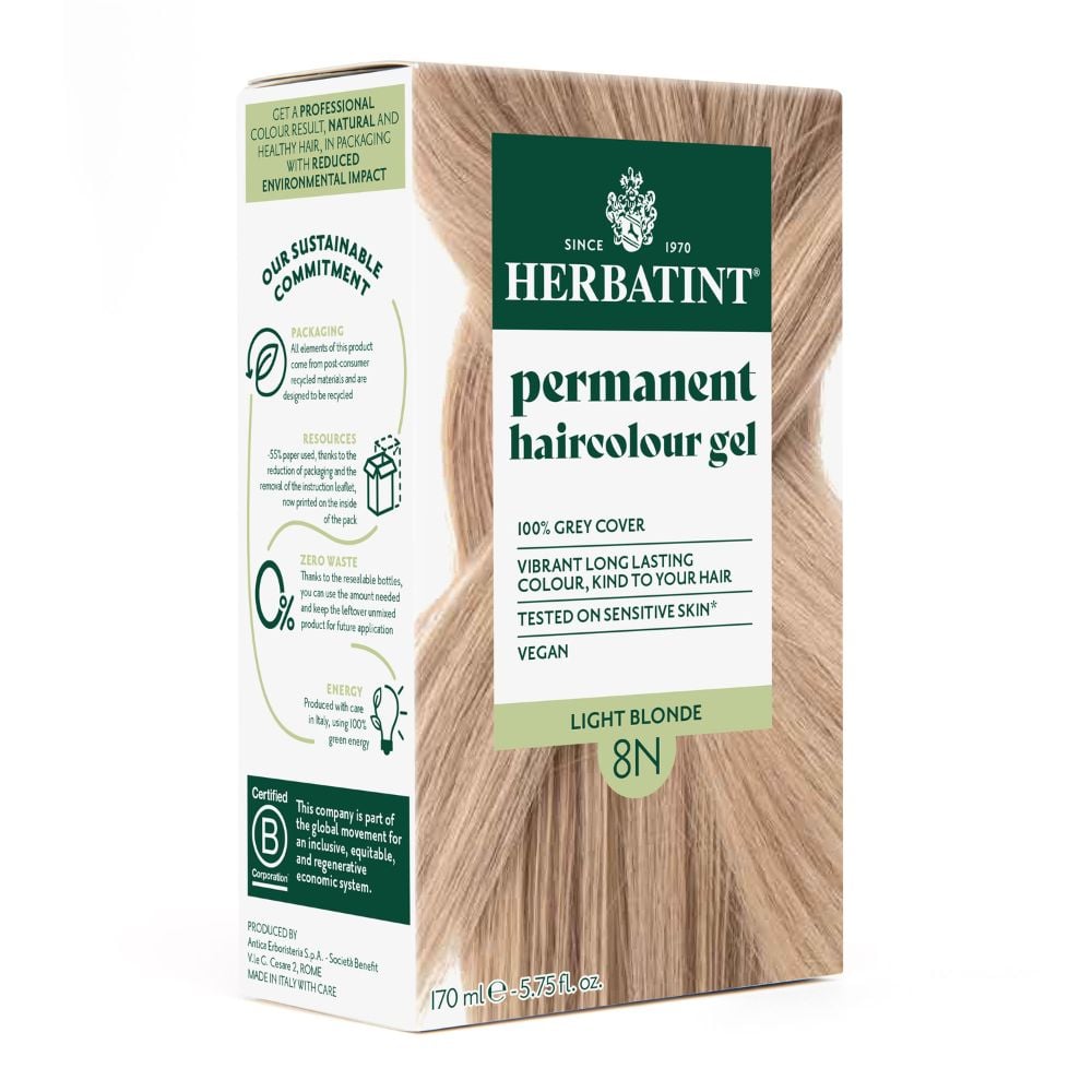 Herbatint - Hair Colour Light Blonde 8N 170ml