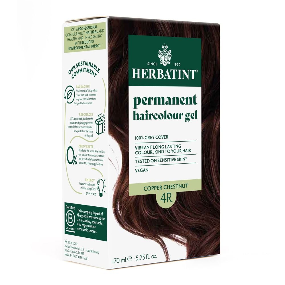 Herbatint - Hair Colour Copper Chestnut 4R 170ml