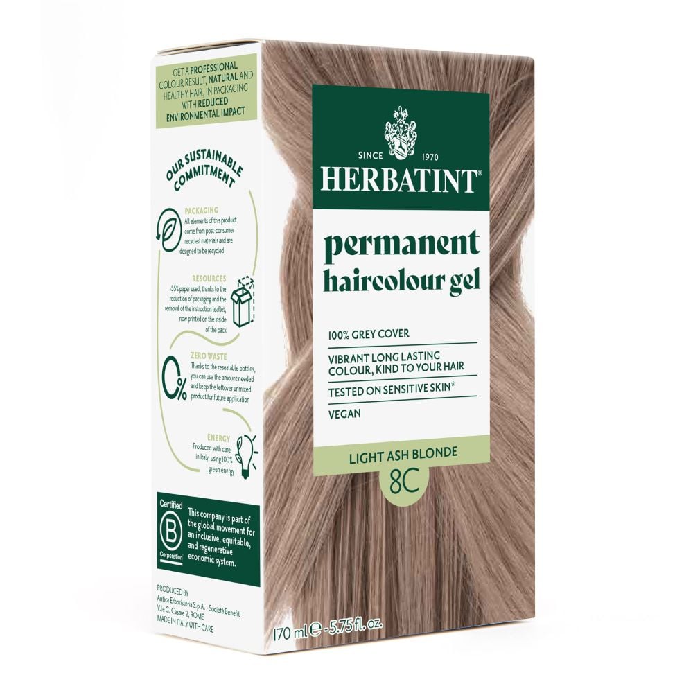 Herbatint - Hair Colour Light Ash Blonde 8C 170ml