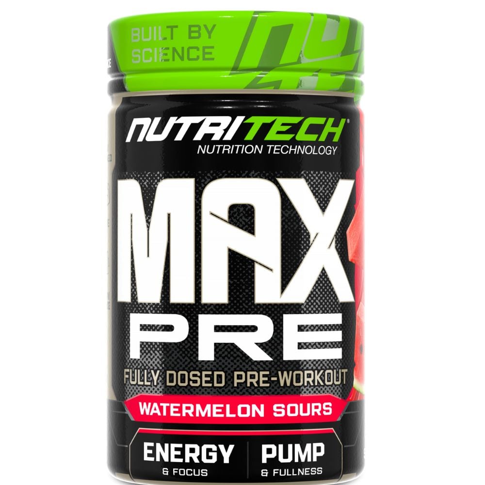 Nutritech - Max Pre Watermelon Sours 450g