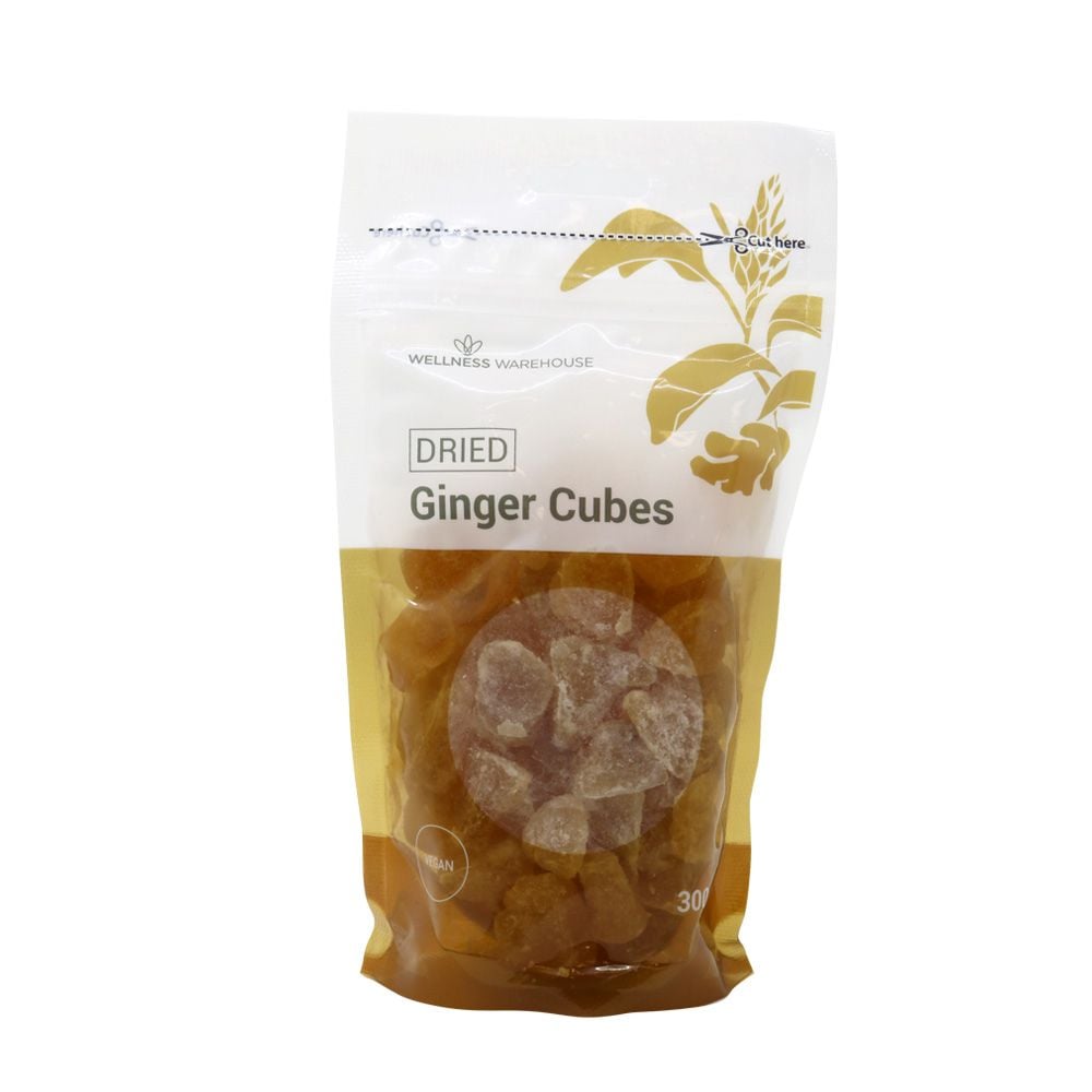 Wellness - Ginger Cubes Dried 300g