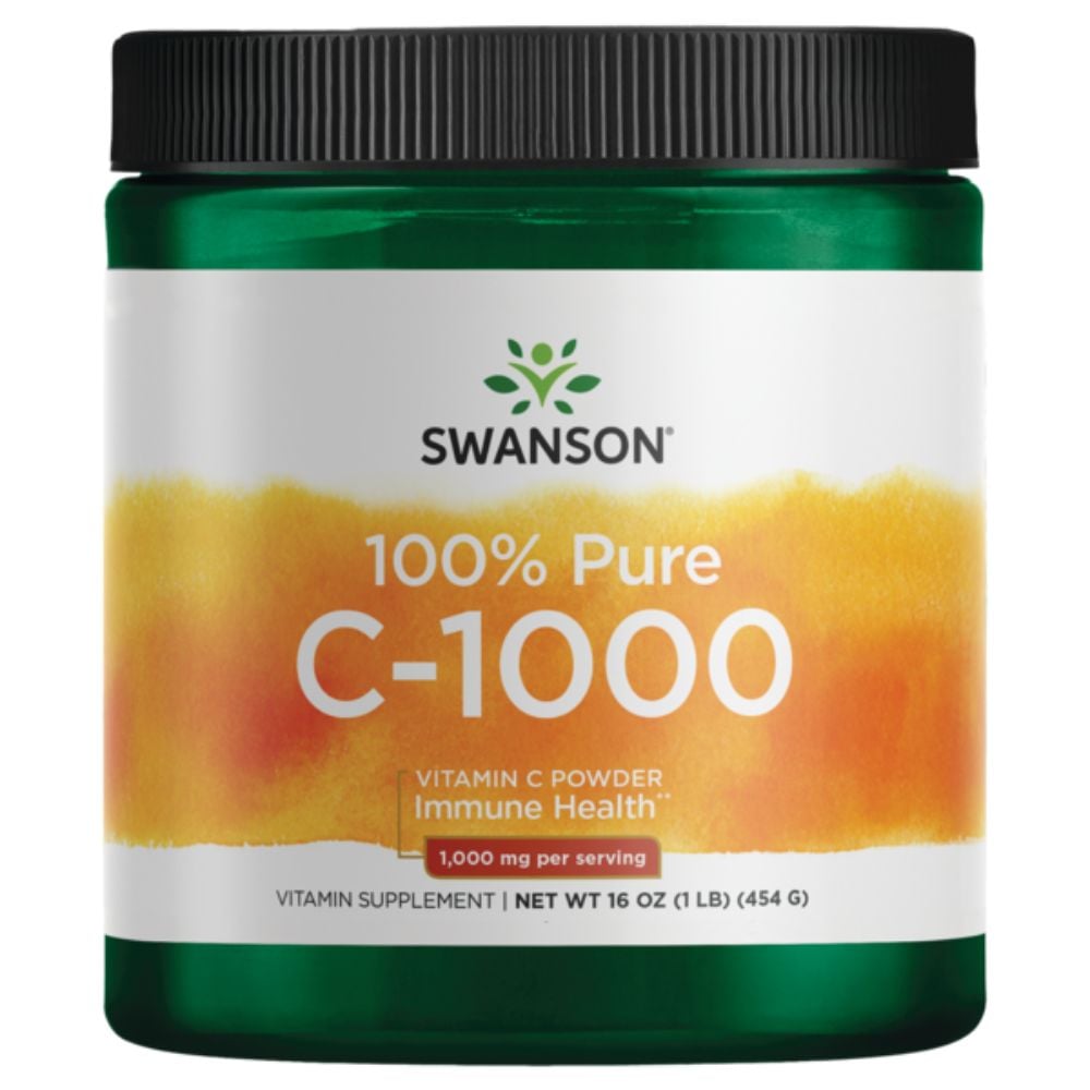 Swanson - 100% Pure C-1000 Vitamin C Powder 1000mg 454g