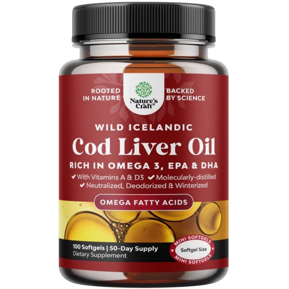 Nature's Craft - Cod Liver Oil 100s