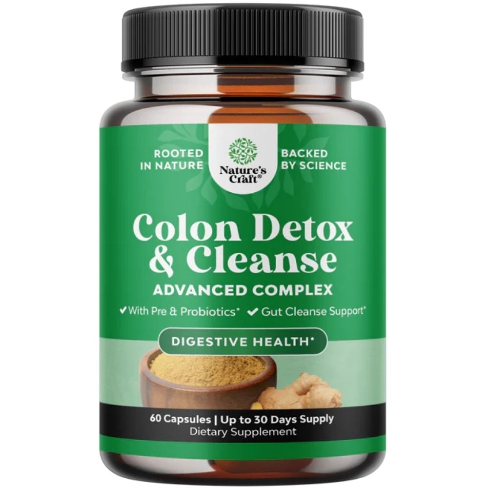 Colon Detox & Cleanse 60s - Nature's Craft – Wellness Warehouse