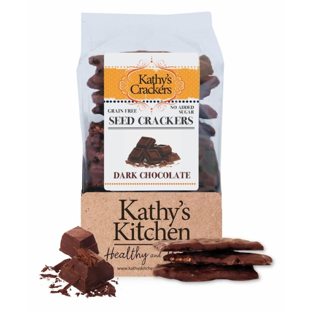 Kathy's Kitchen - Seed Crackers Dark Chocolate Coated 330g