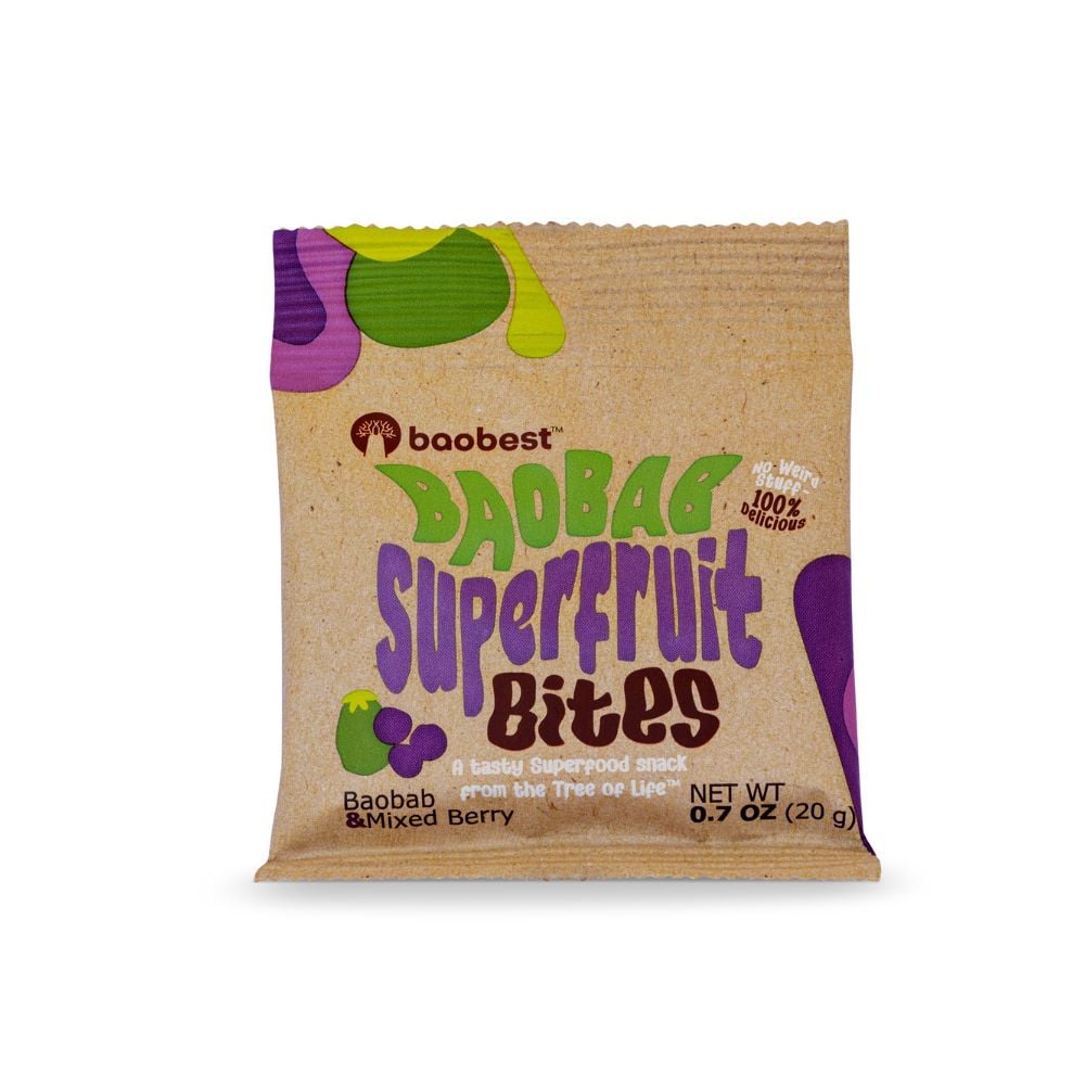 Baobest - Baobab Superfruit Bites Mixed Berry 20g