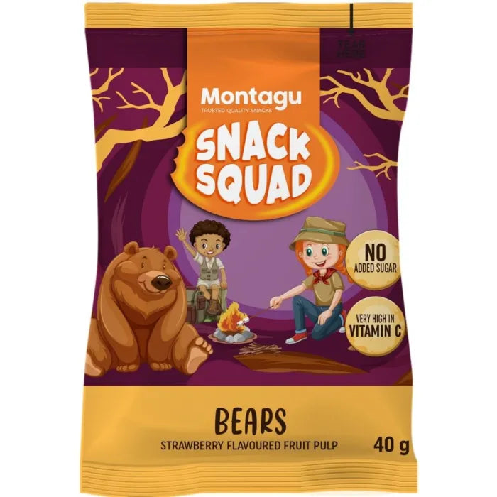 Montagu - Fruity Bears Strawberry 40g