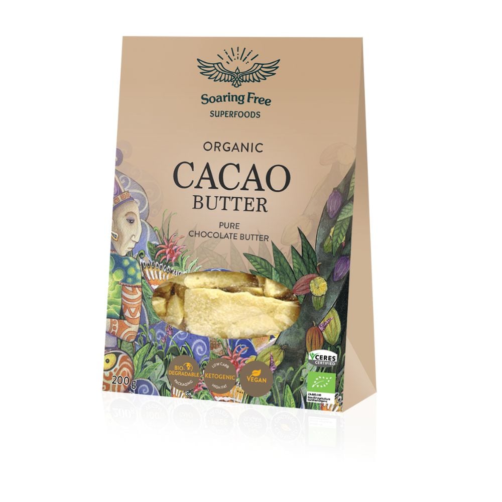 Soaring Free - Cacao Butter Raw Organic 200g