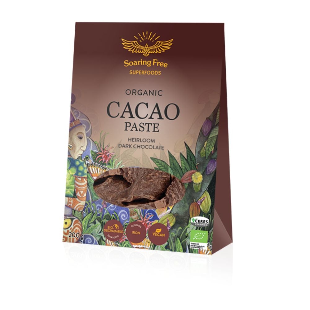 Soaring Free - Cacao Paste Raw Organic 200g