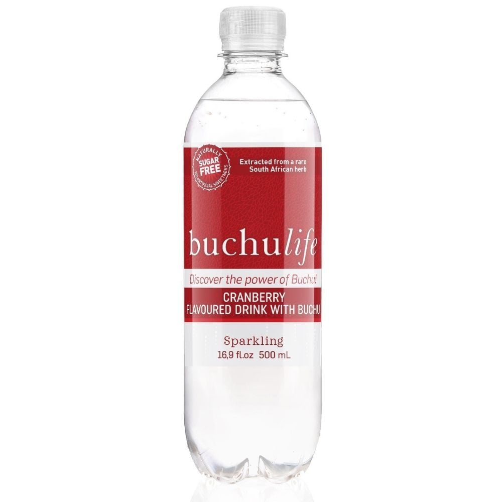 Buchulife - Herbal Water Cranberry Sparkling 500ml