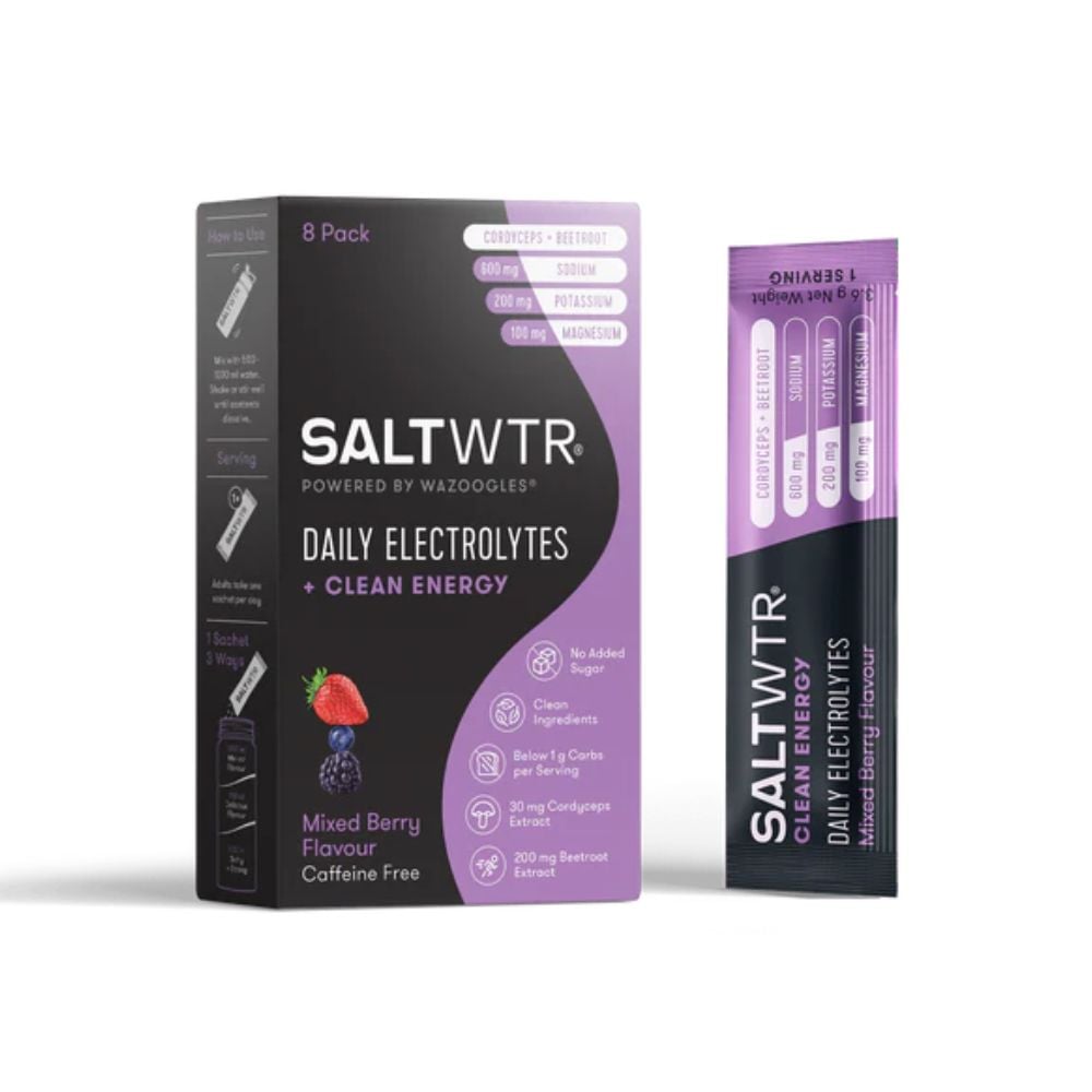 SALTWTR - Electrolytes Mixed Berry Clean Energy Hydration 8s